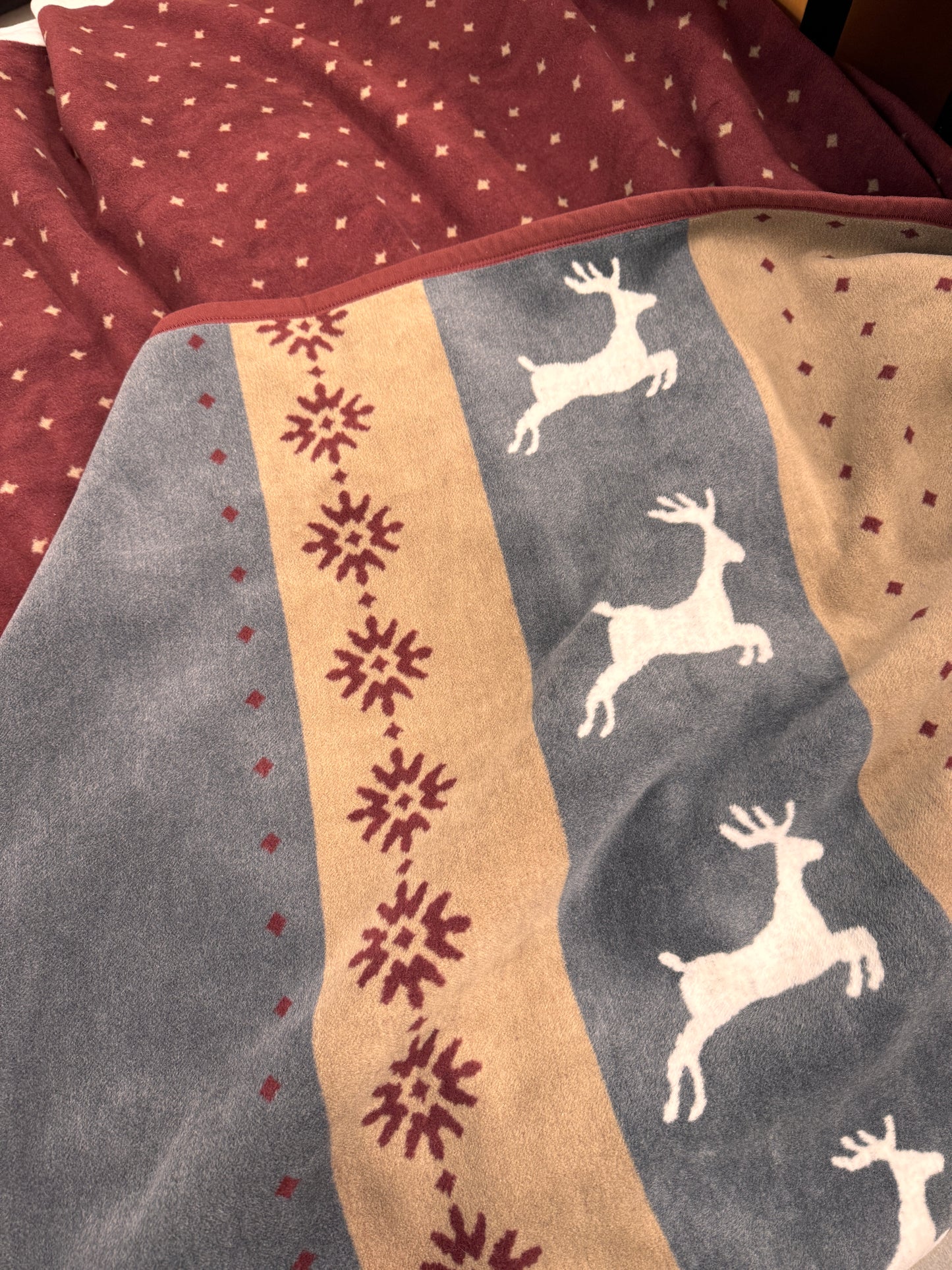 Coperta Dolomiti bordeaux