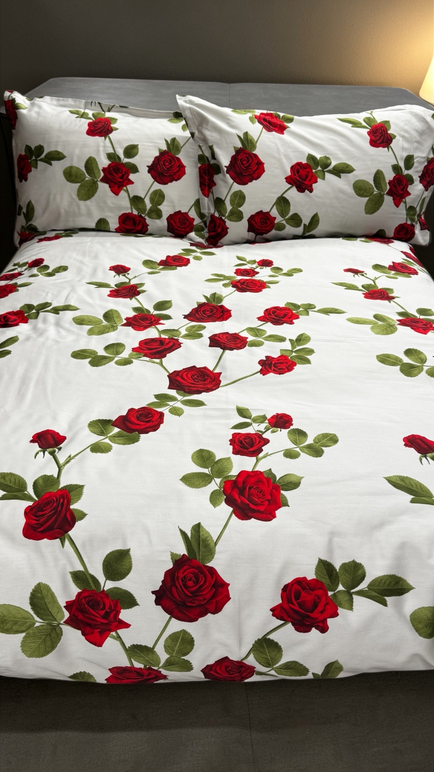 Copripiumino Rose Rosse